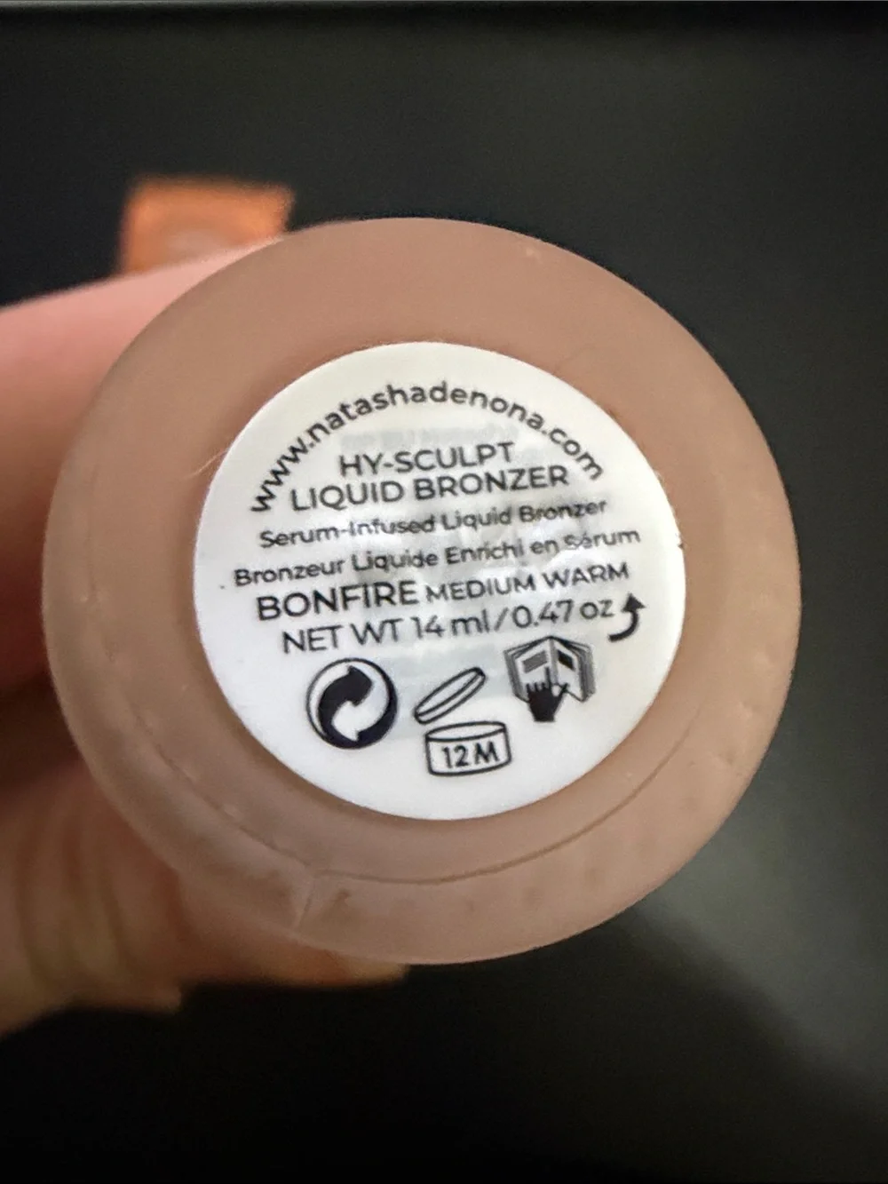Natasha Denona Hy-Sculpt Liquid Bronzer – Color: Bonfire Medium Warm NIB! 0.47oz